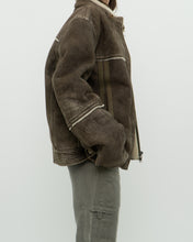 Load image into Gallery viewer, Vintage x Made in Turkey x DIESEL Faded Leather Sherpa Jacket (S-L)