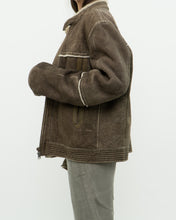 Load image into Gallery viewer, Vintage x Made in Turkey x DIESEL Faded Leather Sherpa Jacket (S-L)