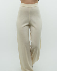 Vintage x Cream Pure Wool Knit Lounge Pant (M)