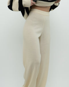 Vintage x Cream Pure Wool Knit Lounge Pant (M)