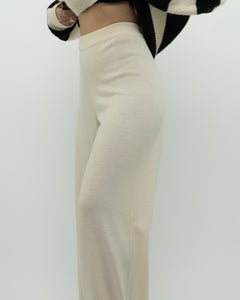 Vintage x Cream Pure Wool Knit Lounge Pant (M)