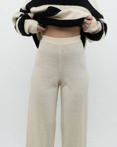 Vintage x Cream Pure Wool Knit Lounge Pant (M)