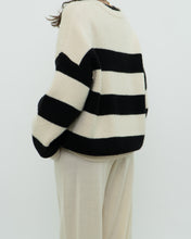 Load image into Gallery viewer, OAK + FORT Cream Striped Knit Sweater (XS-XL)