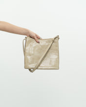 Load image into Gallery viewer, BRAHMIN x Cream Leather Croc Purse