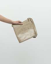 Load image into Gallery viewer, BRAHMIN x Cream Leather Croc Purse