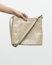 Load image into Gallery viewer, BRAHMIN x Cream Leather Croc Purse