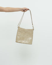 Load image into Gallery viewer, BRAHMIN x Cream Leather Croc Purse