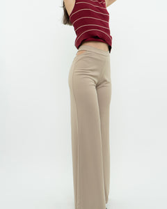 Vintage x ANNEX Beige Stretchy Cutout Pant (XS, S)