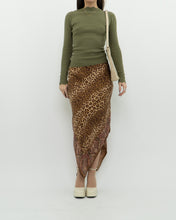 Load image into Gallery viewer, Vintage x GAP Silk Leopard Print Skirt (M)