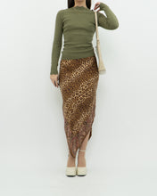 Load image into Gallery viewer, Vintage x GAP Silk Leopard Print Skirt (M)