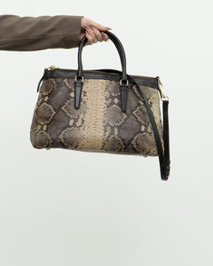 COACH x Snakeskin Leather Purse