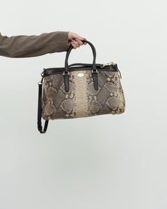 COACH x Snakeskin Leather Purse