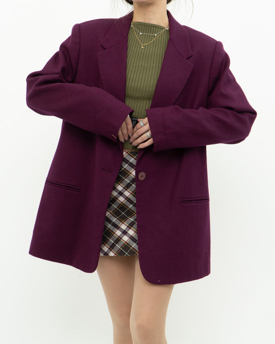 Vintage x Plum Wool Blazer (XS-M)