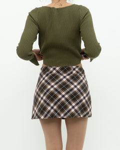 H&M x Plaid Wool Mini Skirt (S, M)