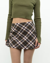 Load image into Gallery viewer, H&amp;M x Plaid Wool Mini Skirt (S, M)