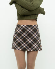 Load image into Gallery viewer, H&amp;M x Plaid Wool Mini Skirt (S, M)