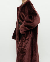 Load image into Gallery viewer, Vintage x Burgundy Velvet Reversible Coat (S-XL)