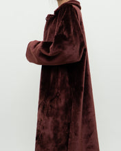 Load image into Gallery viewer, Vintage x Burgundy Velvet Reversible Coat (S-XL)