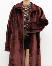 Load image into Gallery viewer, Vintage x Burgundy Velvet Reversible Coat (S-XL)