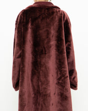 Load image into Gallery viewer, Vintage x Burgundy Velvet Reversible Coat (S-XL)