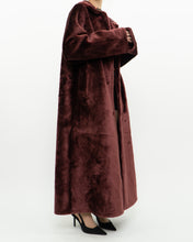 Load image into Gallery viewer, Vintage x Burgundy Velvet Reversible Coat (S-XL)