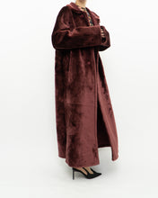 Load image into Gallery viewer, Vintage x Burgundy Velvet Reversible Coat (S-XL)