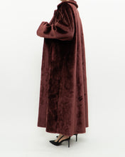 Load image into Gallery viewer, Vintage x Burgundy Velvet Reversible Coat (S-XL)