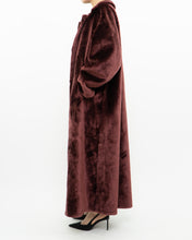 Load image into Gallery viewer, Vintage x Burgundy Velvet Reversible Coat (S-XL)