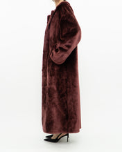 Load image into Gallery viewer, Vintage x Burgundy Velvet Reversible Coat (S-XL)