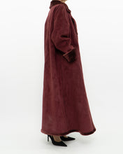 Load image into Gallery viewer, Vintage x Burgundy Velvet Reversible Coat (S-XL)