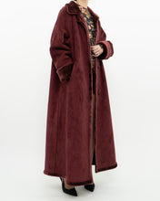 Load image into Gallery viewer, Vintage x Burgundy Velvet Reversible Coat (S-XL)