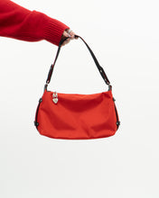 Load image into Gallery viewer, MOSCHINO x Red, Black Nylon Purse