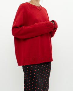 GAP x Cozy Red Knit Sweater (XS-XL)