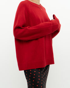 GAP x Cozy Red Knit Sweater (XS-XL)