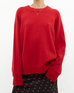 GAP x Cozy Red Knit Sweater (XS-XL)