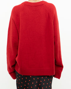 GAP x Cozy Red Knit Sweater (XS-XL)