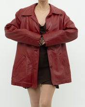 Load image into Gallery viewer, Vintage x DANIER LEATHER Red Leather Jacket (XS-M)