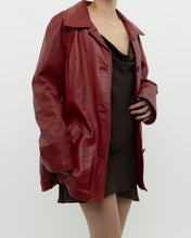 Load image into Gallery viewer, Vintage x DANIER LEATHER Red Leather Jacket (XS-M)