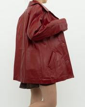 Load image into Gallery viewer, Vintage x DANIER LEATHER Red Leather Jacket (XS-M)