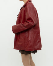 Load image into Gallery viewer, Vintage x DANIER LEATHER Red Leather Jacket (XS-M)