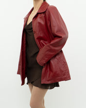 Load image into Gallery viewer, Vintage x DANIER LEATHER Red Leather Jacket (XS-M)