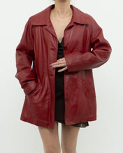 Load image into Gallery viewer, Vintage x DANIER LEATHER Red Leather Jacket (XS-M)