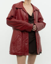 Load image into Gallery viewer, Vintage x DANIER LEATHER Red Leather Jacket (XS-M)