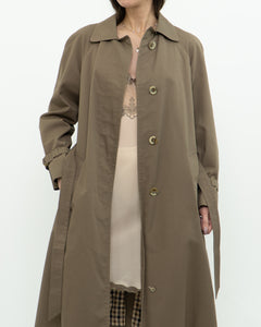 Vintage x Made in Canada x Aquascutum of London Mocha Trench (XS)