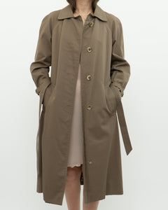 Vintage x Made in Canada x Aquascutum of London Mocha Trench (XS)