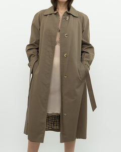 Vintage x Made in Canada x Aquascutum of London Mocha Trench (XS)