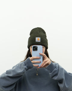 CARHARTT x Heather Green Toque