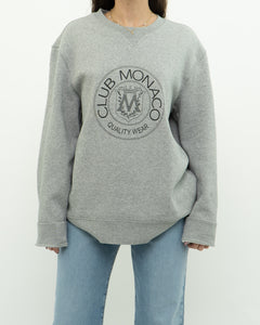 CLUB MONACO x Heathered Grey Crewneck (XS-XL)