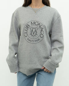 CLUB MONACO x Heathered Grey Crewneck (XS-XL)