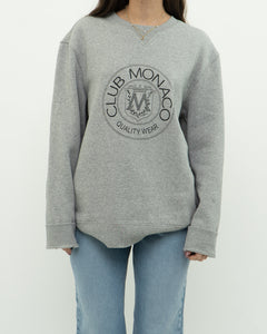 CLUB MONACO x Heathered Grey Crewneck (XS-XL)